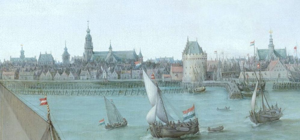 Gezicht op Hoorn 1622