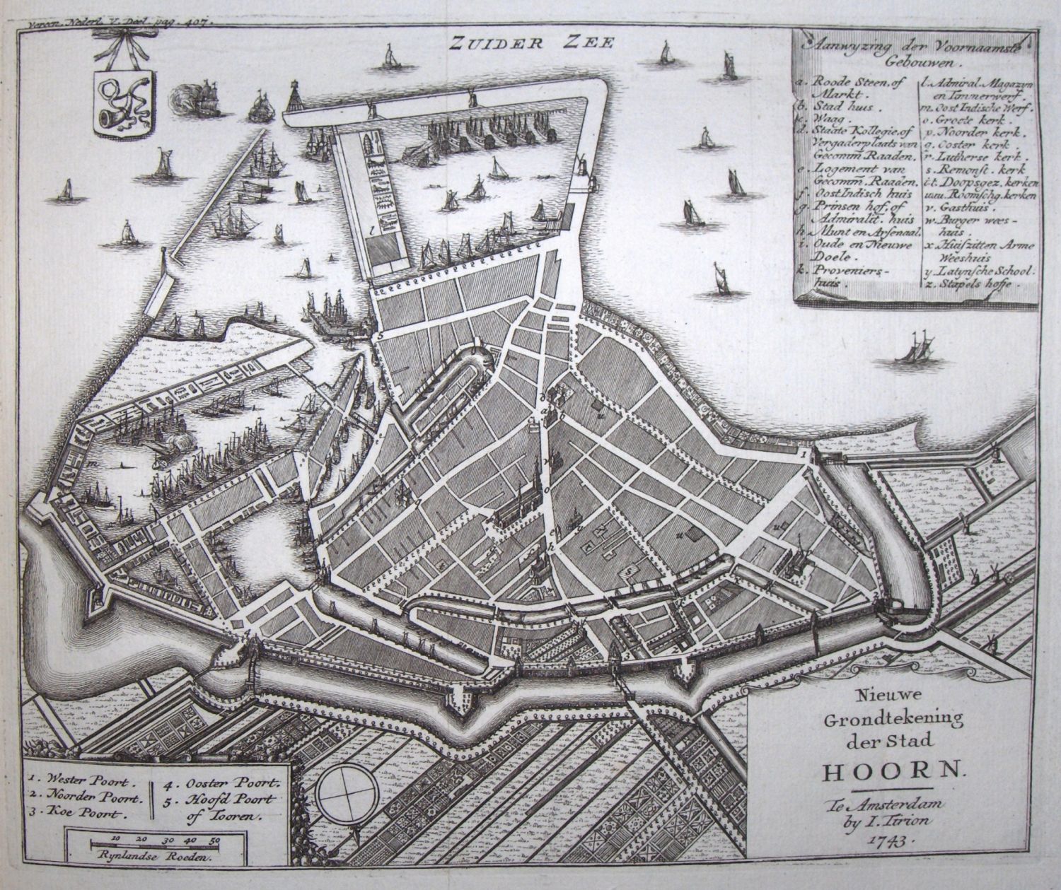 Hoorn Tirion 1743